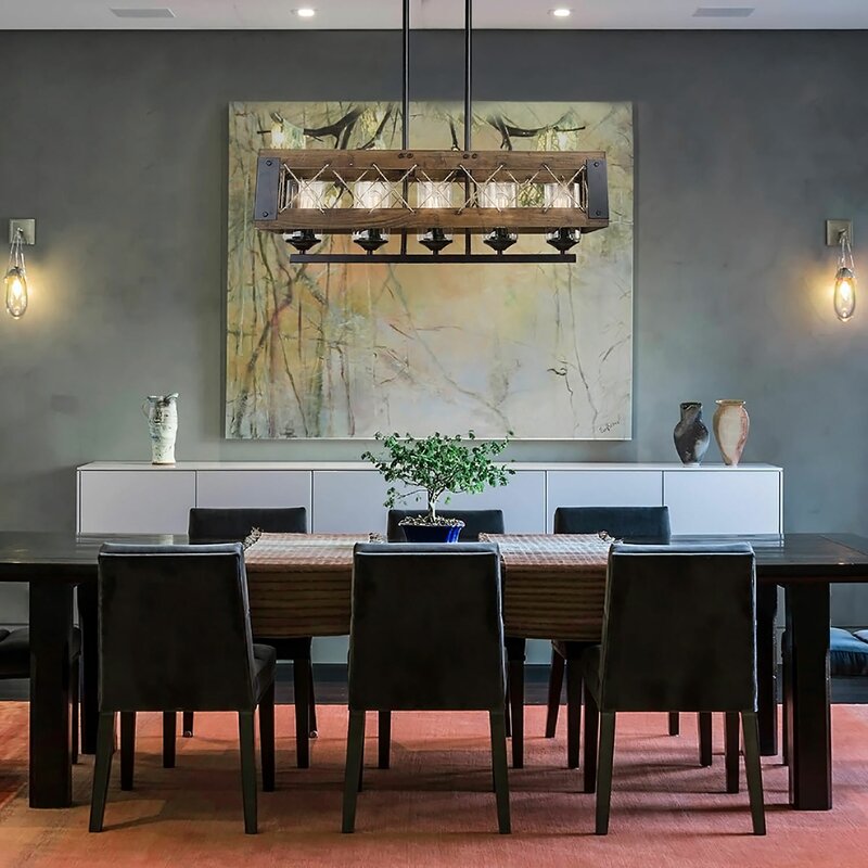 5-Light Kitchen Island Pendant